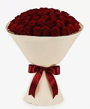 Букет 101 Бордовая роза Блэк Бакарра в Рыбной Слободе