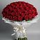 Букет 101 Красная роза Блэк Мэджик в Рыбной Слободе