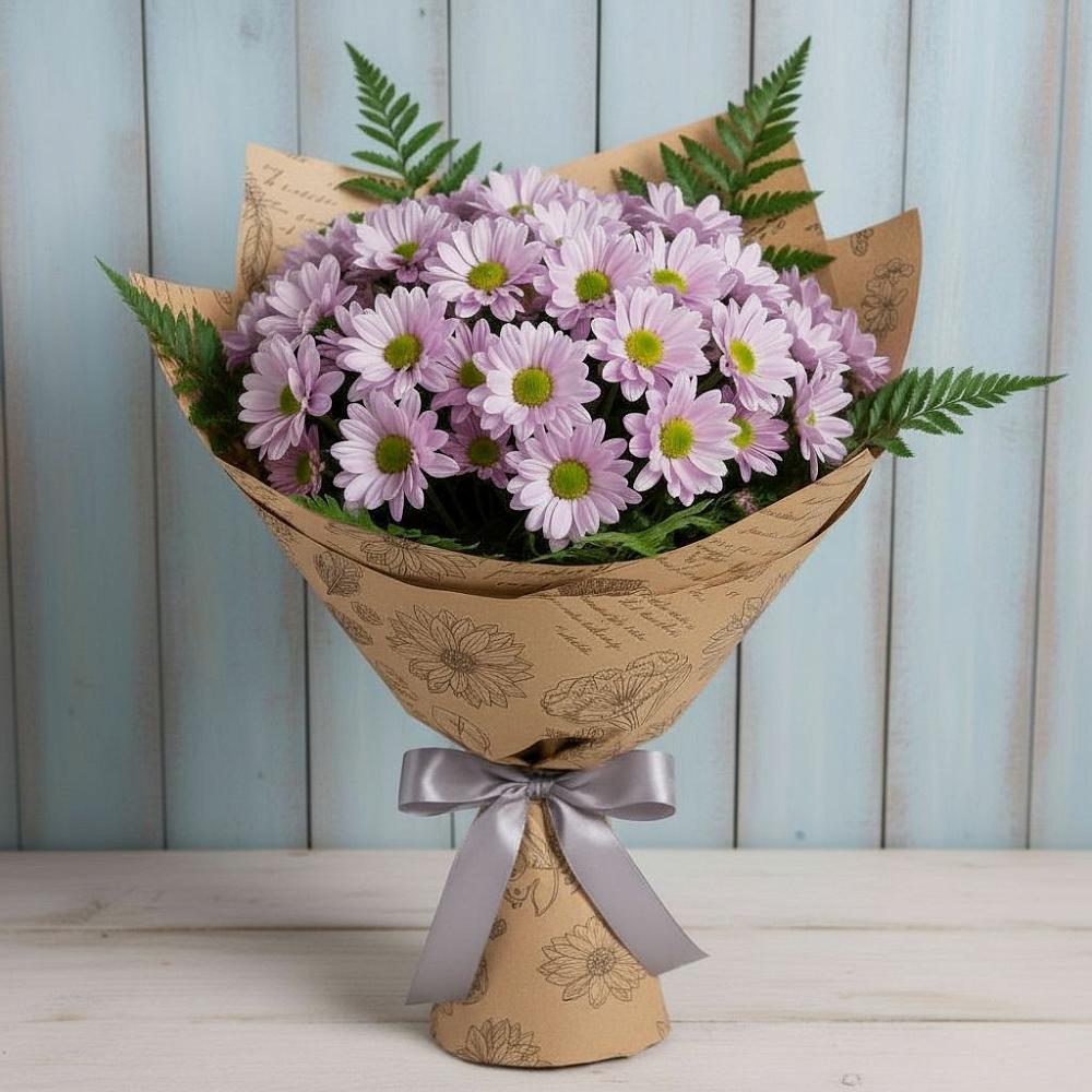 Букет цветов из: Хризантемы в Рыбной Слободе