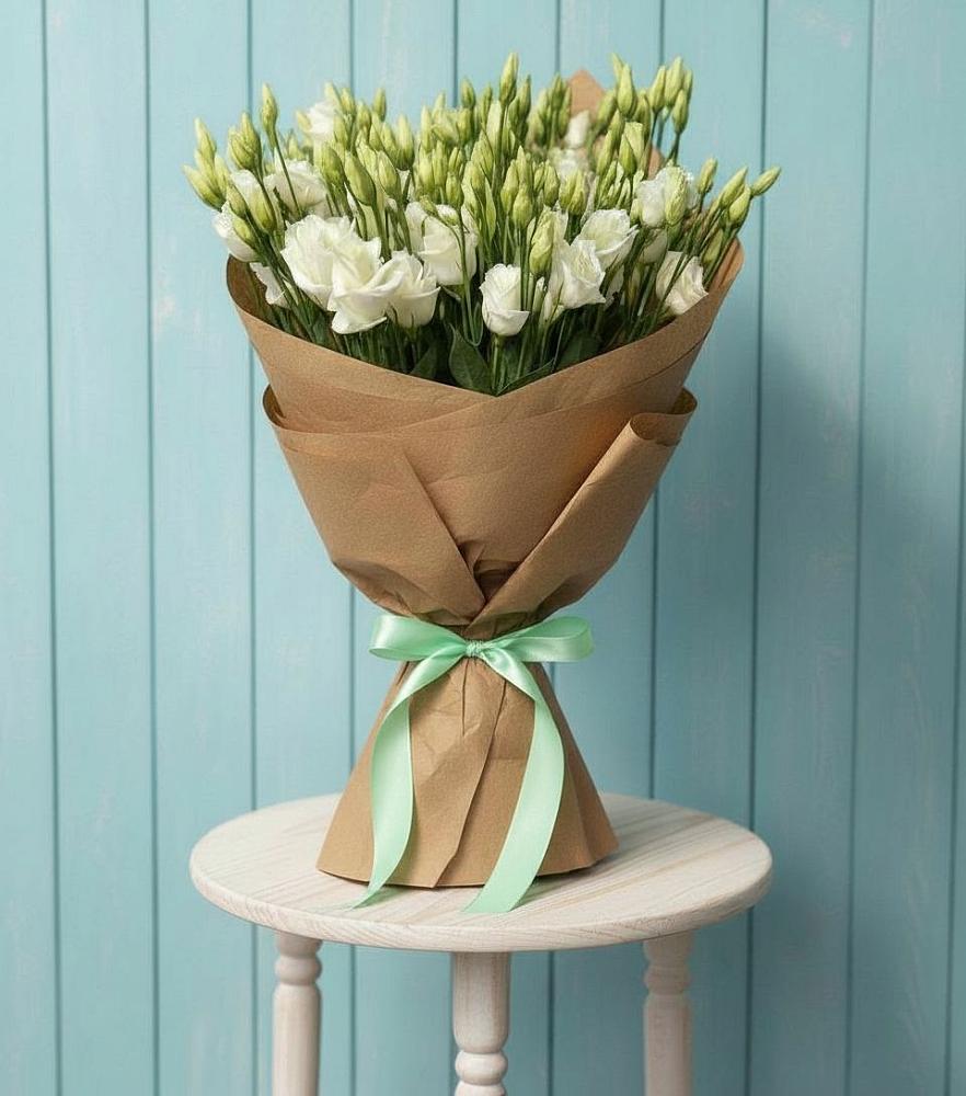 Букет цветов из: Лизиантусы в Рыбной Слободе