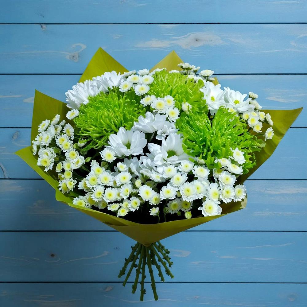 Букет цветов из: Хризантемы в Рыбной Слободе
