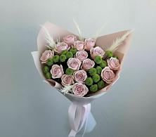 Букет цветов из:  Розы и Хризантемы в Рыбной Слободе