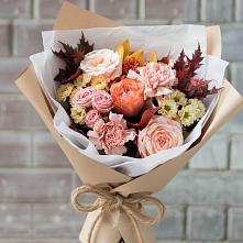 Букет цветов из:  Гвоздики, Хризантемы и Розы #REPLACE_PRED# Рыбной Слободе