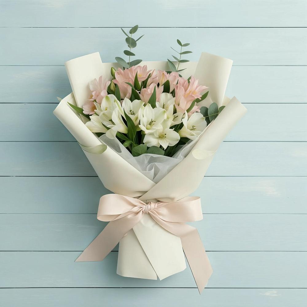 Букет цветов из: Альстромерии в Рыбной Слободе