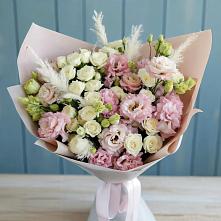 Букет цветов из:  Альстромерии и Розы в Рыбной Слободе